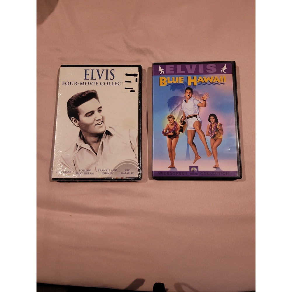 Elvis Presley Lot 5 Movies Used Blue Hawaii DVD & New Sealed 4 Movie Collection